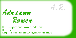 adrienn romer business card