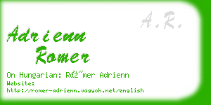 adrienn romer business card